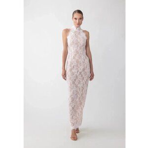 Sau Lee Rosana Lace Cheongsam Dress